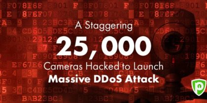 A Staggering 25,000 Cameras Hacked to Launch Massive DDoS Attack