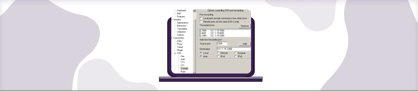 open ports on telnet