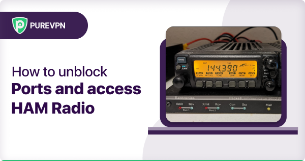 How to port forward HAM Radio