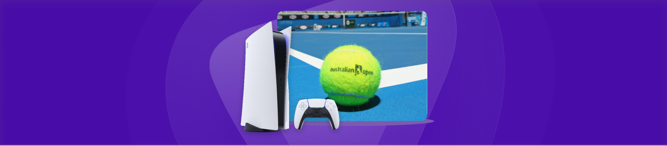 watch australian open on ps4 and ps5
