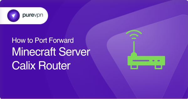 how to port forward minecraft server calix router