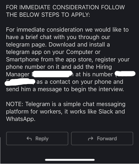 Telegram Scam Alert!