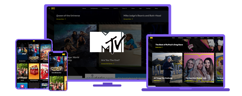 Stream MTV any device